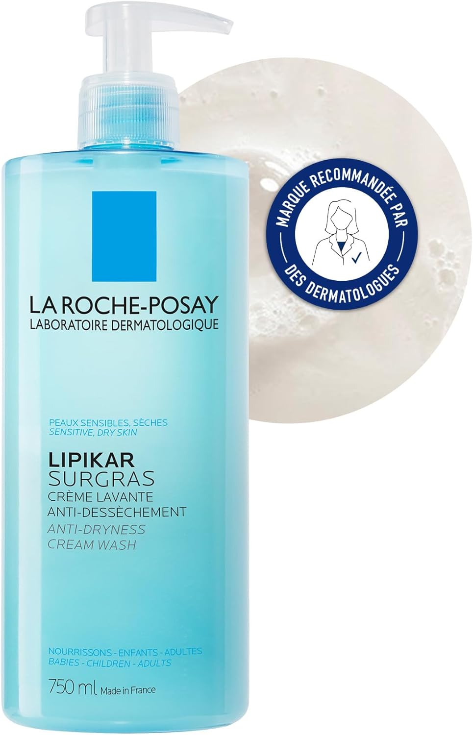 LIPIKAR SURGRAS ANTI-DRYNESS CREAM WASH