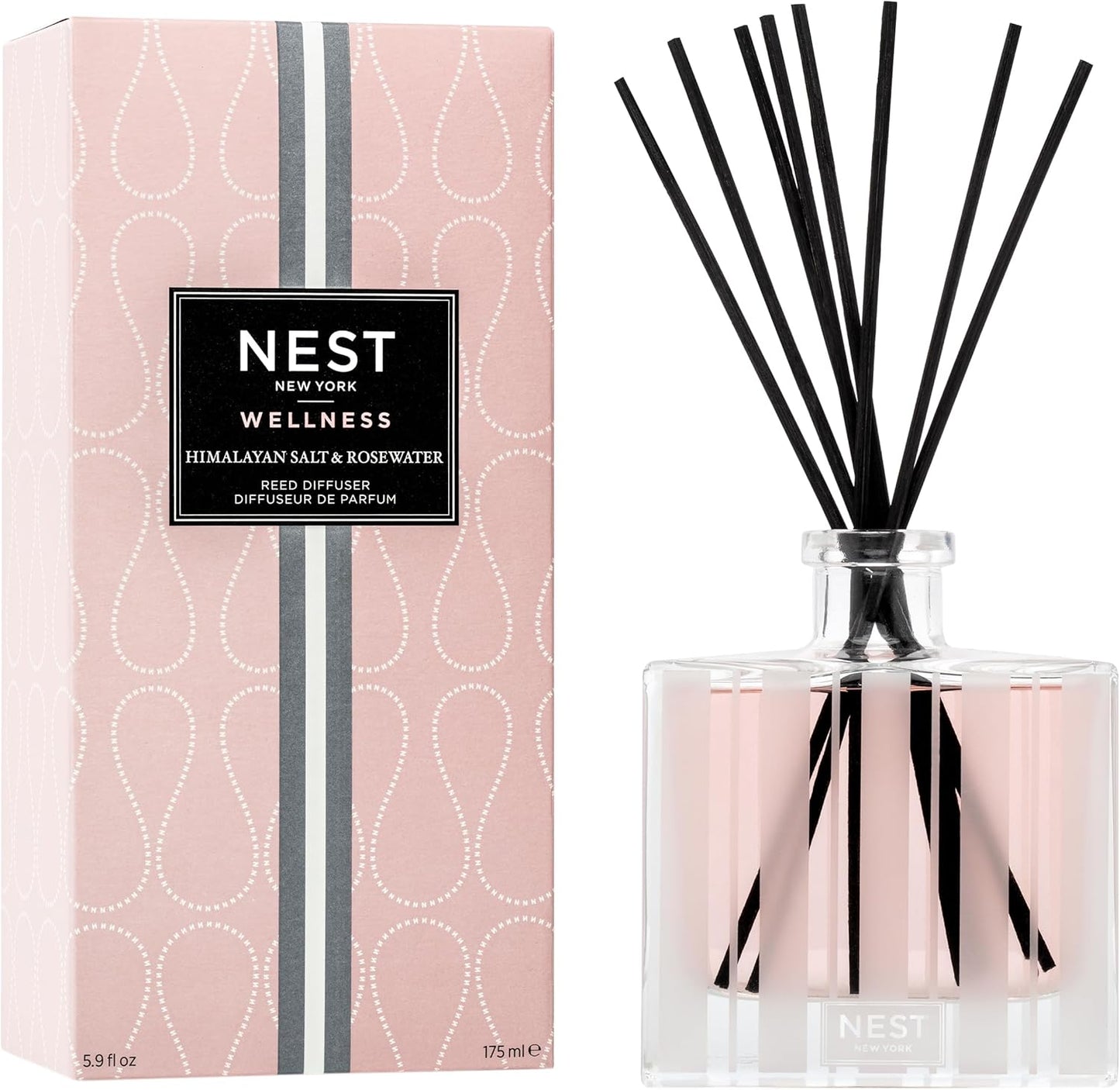 HIMALAYAN SALT & ROSEWATER REED DIFFUSER