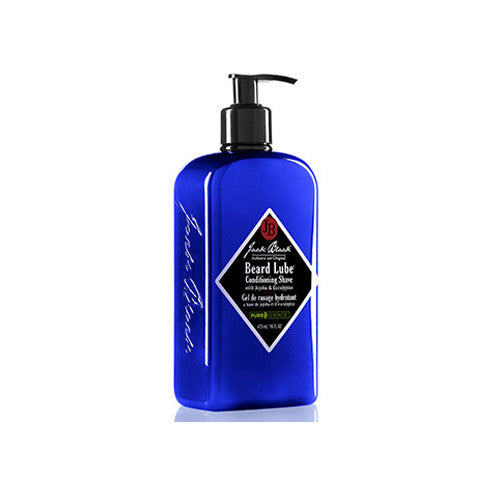 Description Of Jack Black Beard Lube® Conditioning Shave with Jojoba & Eucalyptus: A transparent formula that functions as a preshave oil, shave cream and after-shave conditioner to soften facial hair for a smooth, pain-free shave. Who it's for: Formulated for the needs of men's skin.