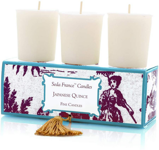 Seda France Japanese Quince - Set Of Three Candles