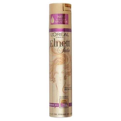 Satin Extra Strength Precious Oil Hairspray with Argan Oil