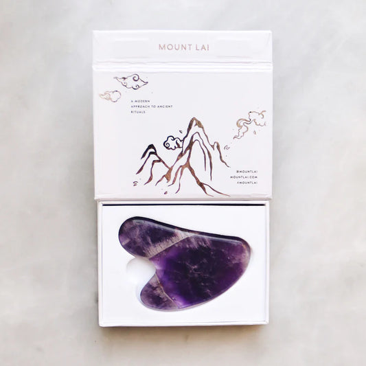 The Amethyst Gua Sha Facial Lifting Tool