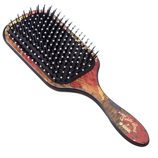 Floral Cushioned Paddle Brush