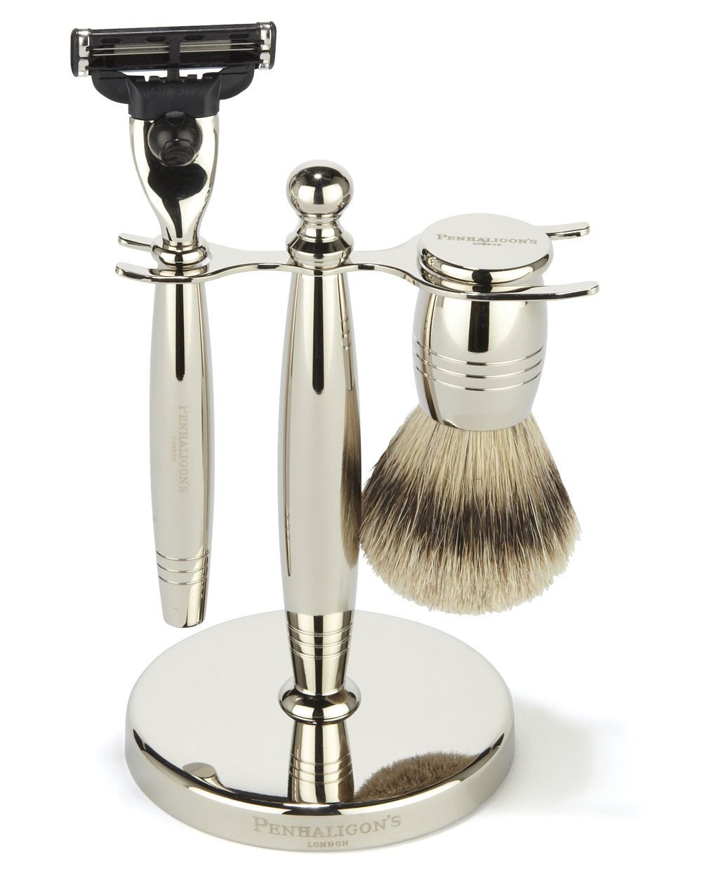 Nickel Shaving Set