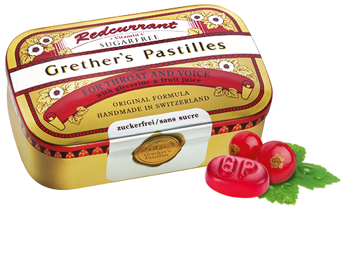 For Throat and Voice - Sugarfree - Redcurrant