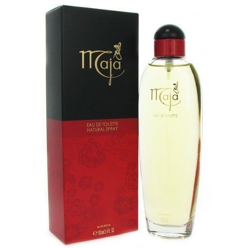 Shop Maja Eau De Toilette 3.4oz Women's at New London Pharmacy. Featuring a spicy and floral blend of citrus notes, nutmeg, jasmine, wild lavender, carnation, patchouli, cloves, vetiver, rose, tonka bean, amber, sandalwood, oak moss, and geranium, this Myrurgia Maja eau de toilette is sure to create an aura of elegance and confidence.