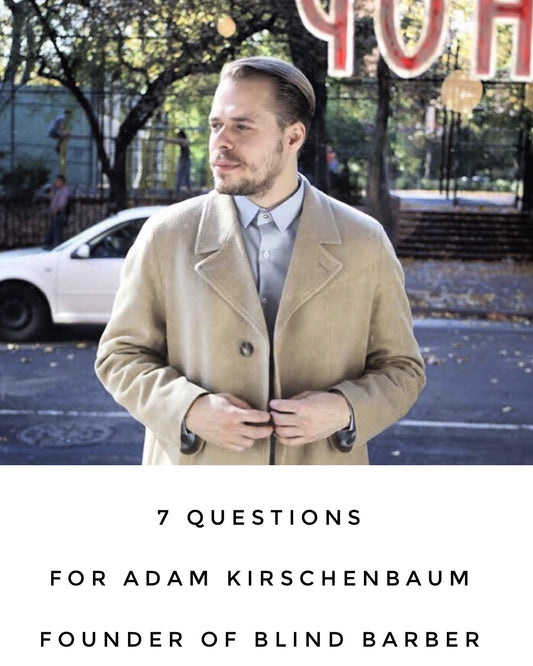 *7 Questions* with @newlondonnyc Adam Kirschenbaum, Founder of Blind Barber 🙌🏻