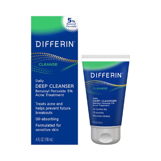 Daily Deep Cleanser Benzoyl Peroxide 5% Acne Treatment