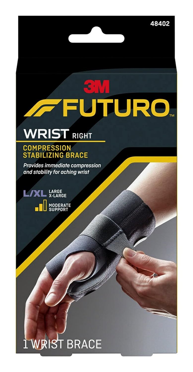 Futuro Wrist Left Compression Stabilizing Brace L/XL