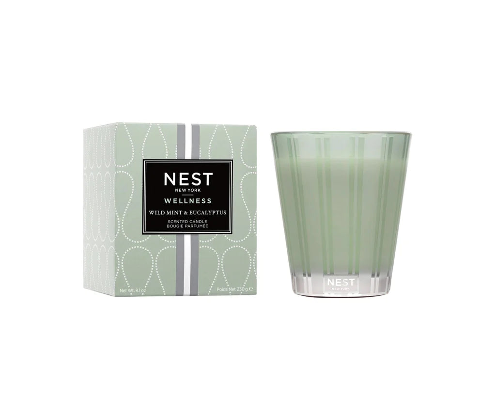 Scented Classic Candle Wild Mint & Eucalyptus