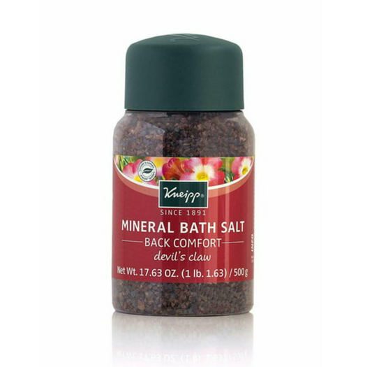 Devil's Claw Mineral Bath Salt Back Comfort