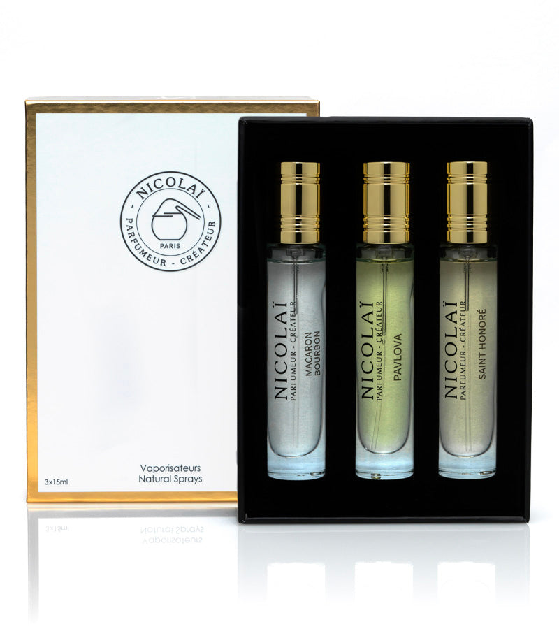 Pavlova, Macaron Bourbon, & Saint Honore Box Set (3x15ML)