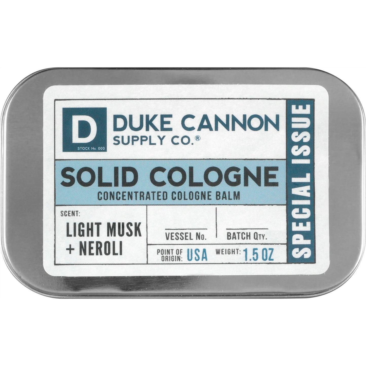 Light Musk + Neroli Solid Cologne