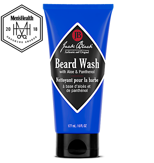 Description Of Jack Black Beard Wash:  This multifunctional formula helps cleanse, condition, and soften facial hair by removing dirt and oil while conditioning the hairs and skin underneath. The gentle formula also breaks down buildup, softens, and leaves facial hair with a natural shine.