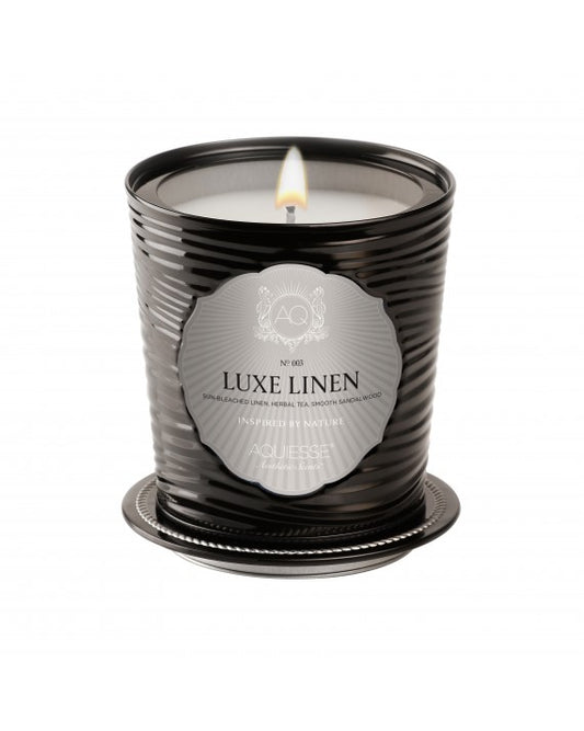 Luxe Linen Candle
