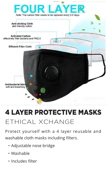 4 Layer Protective Face Mask