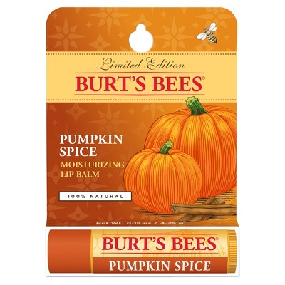 Burt's Bees Pumpkin Spice Moisturizing Lip Balm | New London Pharmacy