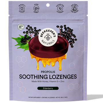 Propolis Soothing Lozenges Elderbe 14 ct