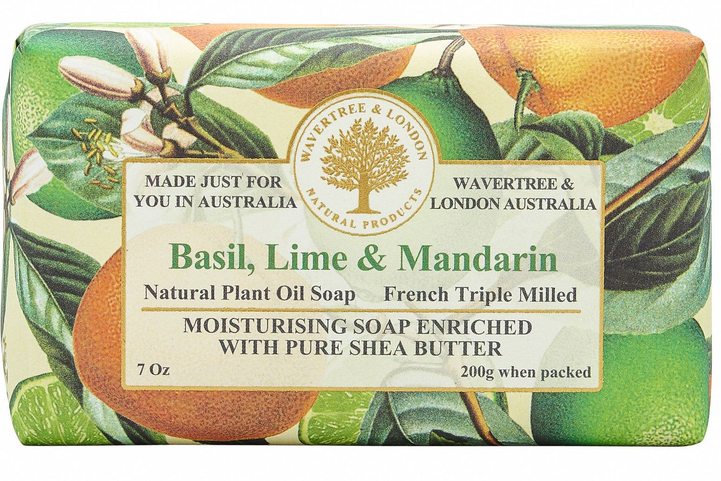 Basil, Lime & Mandarin Bar Soap