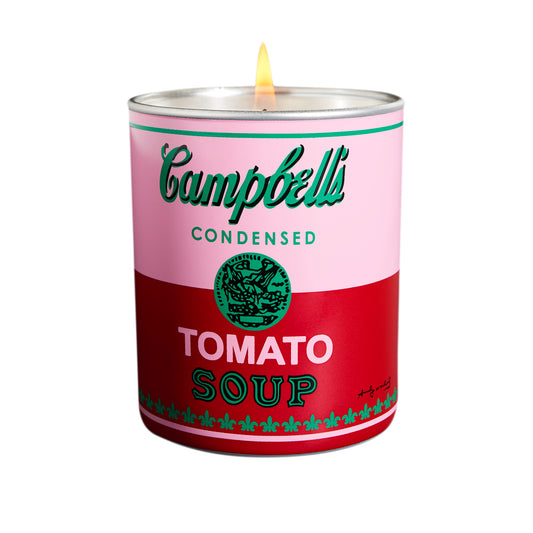 Andy Warhol "CAMPBELL PINK/RED" Candle | New London Pharmacy