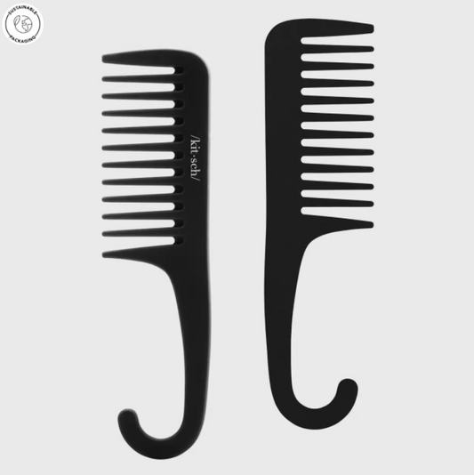 Wide Tooth Comb in Recycled Plastic