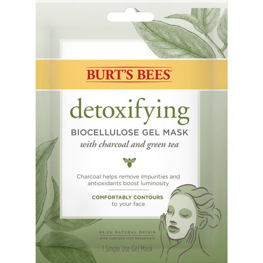 Detoxifying Biocellulose Gel Mask With Charcoal & Green Tea