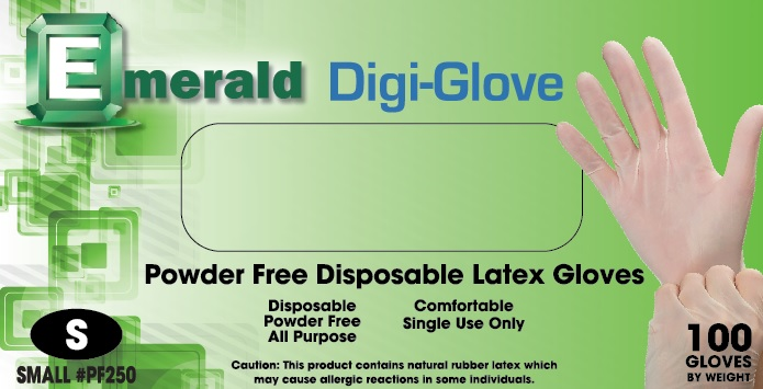 Powder-Free Disposable Latex Gloves