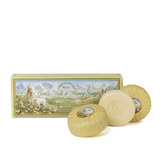 Goat's Milk & Honey Three-Soap Set