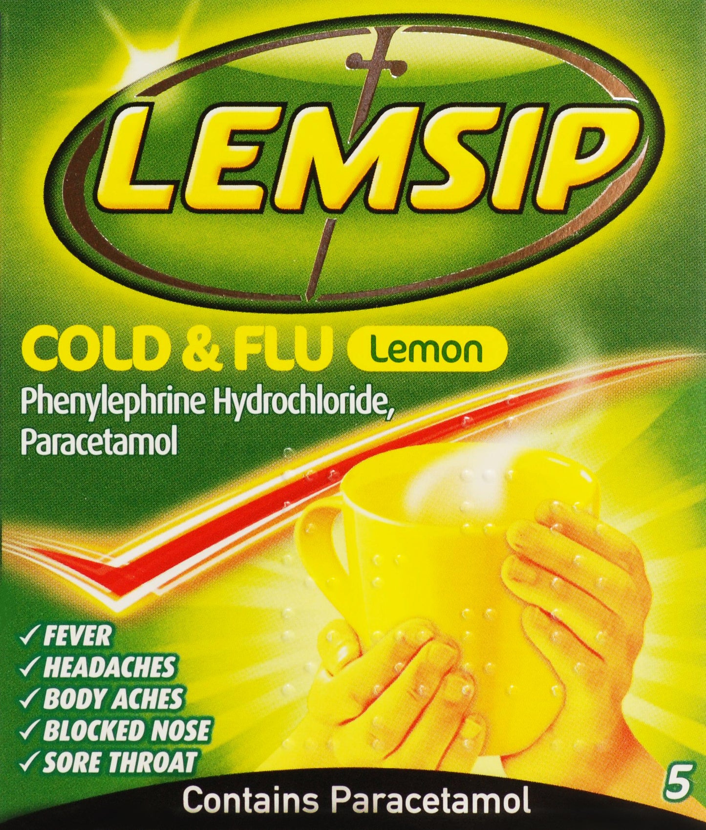 Cold & Flu Lemon Powder for Oral Solution