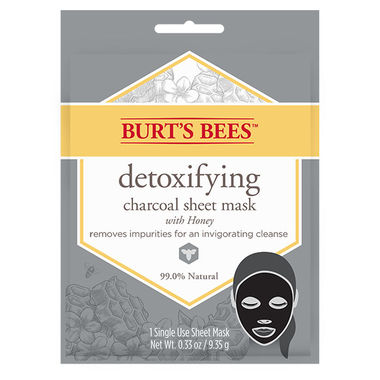 Burt's Bees Detoxifying Charcoal Sheet Mask | New London Pharmacy