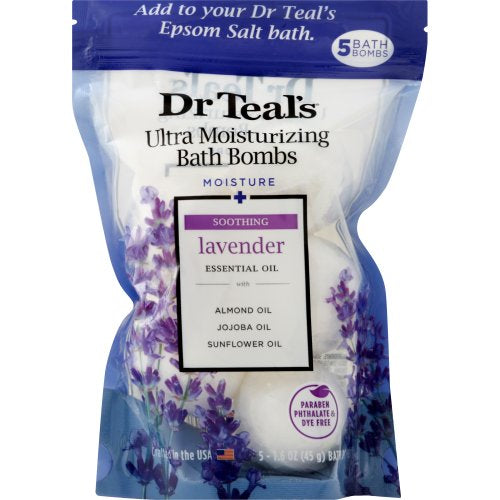 Soothing Lavender Ultra Moisturizing Bath Bombs - 5ct
