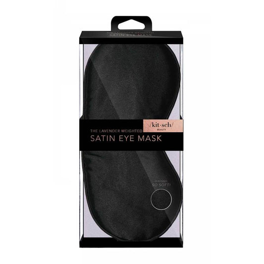 The Lavender Weighted Satin Eye Mask