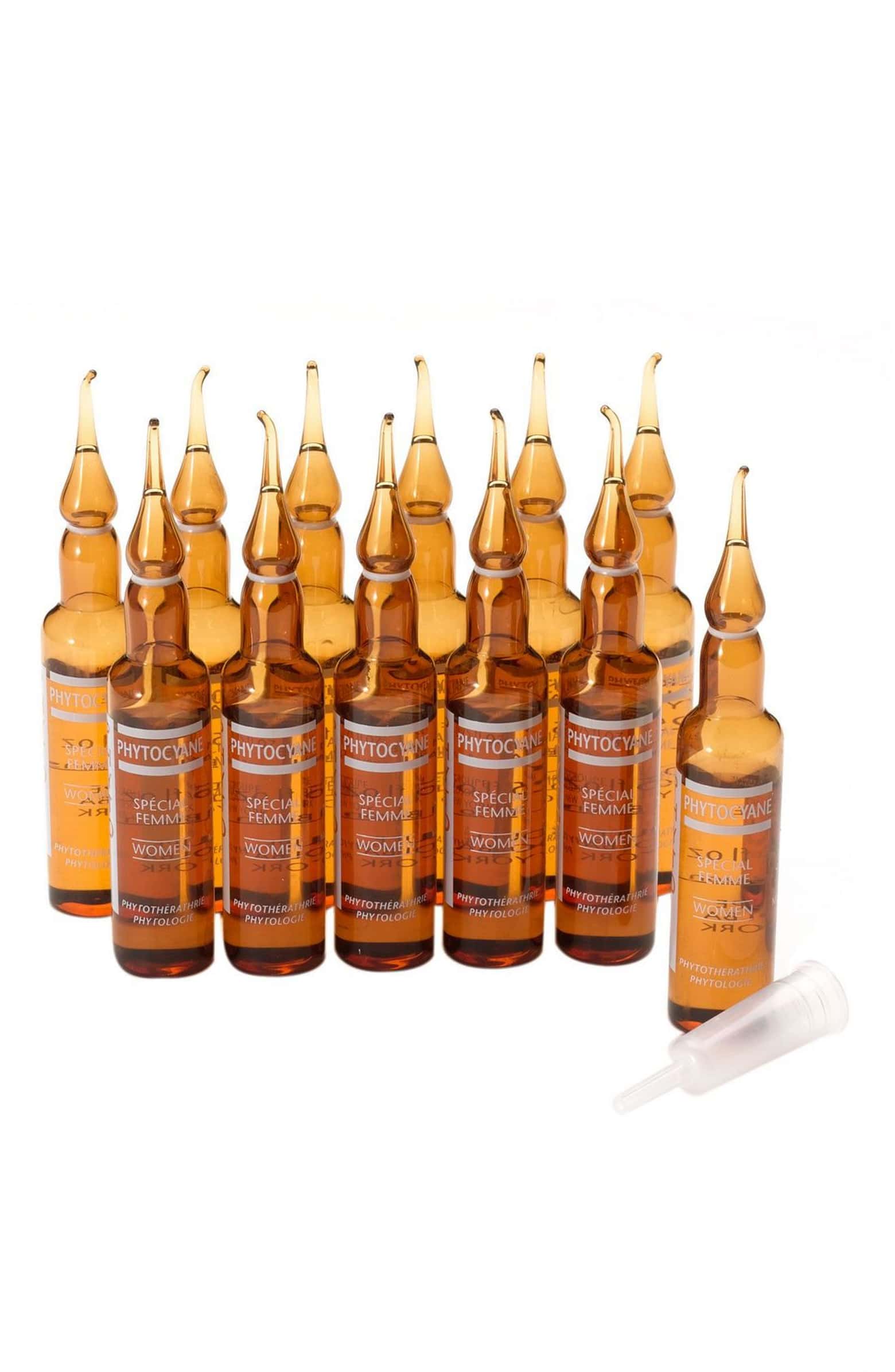 Shop Phyto Phytocyane Revitalizing Serum (12 ampoules) at New London Pharmacy. Formulated for those experiencing temporary hair loss due to seasonal changes, medication, stress, pregnancy or menopause. Free shipping on all orders of $50.00