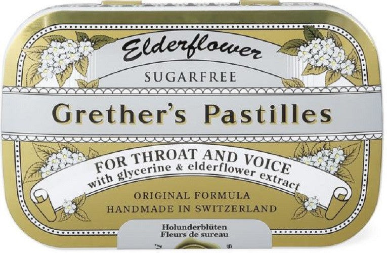 For Throat and Voice - Sugarfree - Elderflower