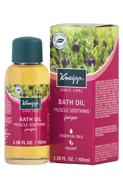 Muscle Soothing Bath Oil with Juniper