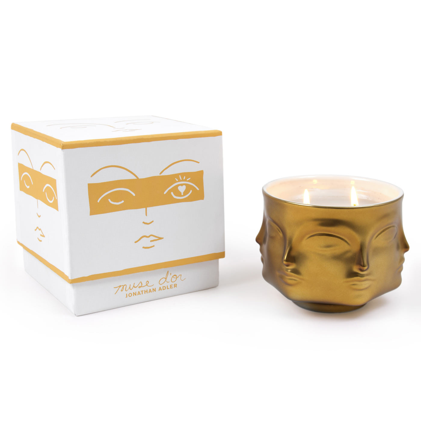 Jonathan Adler Muse d'Or Ceramic Candle, Fragrance - New London Pharmacy