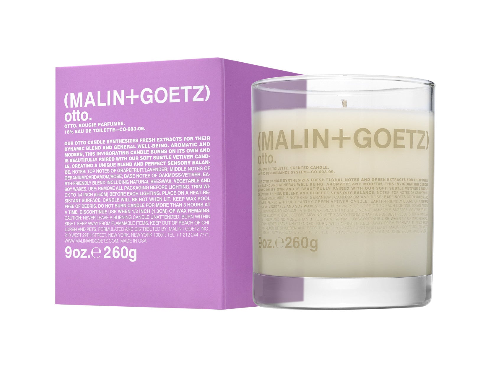(MALIN+GOETZ) otto candle., Fragrance - New London Pharmacy