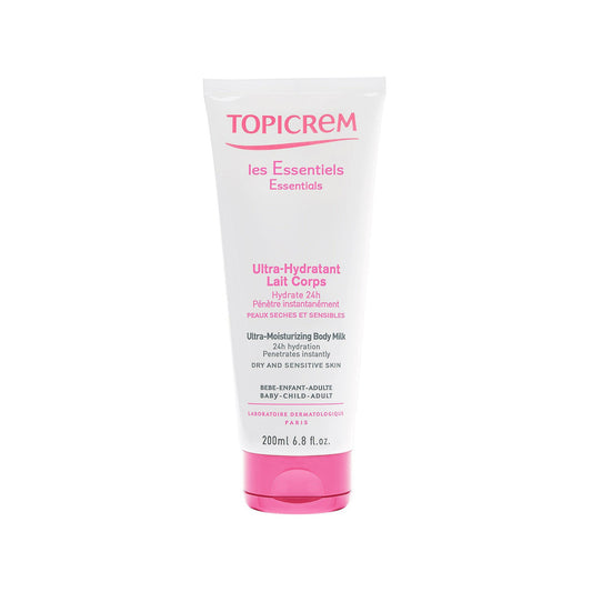 Topicrem Ultra-Moisturizing Body Milk for Sensitive Skin, Body Lotion - New London Pharmacy